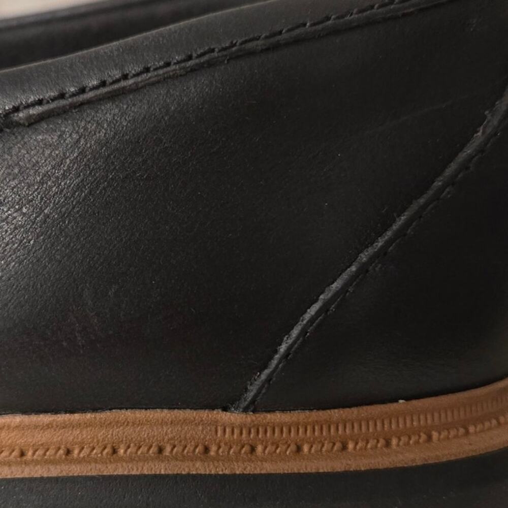 Women's Clarks Leather Westlynn Bella Loafers Black W7.5 - Picture 12 of 13